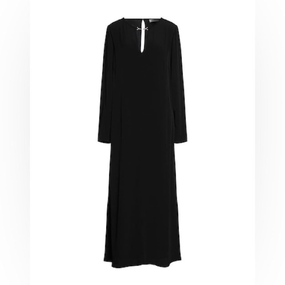 TRUSSARDI Black midi dress